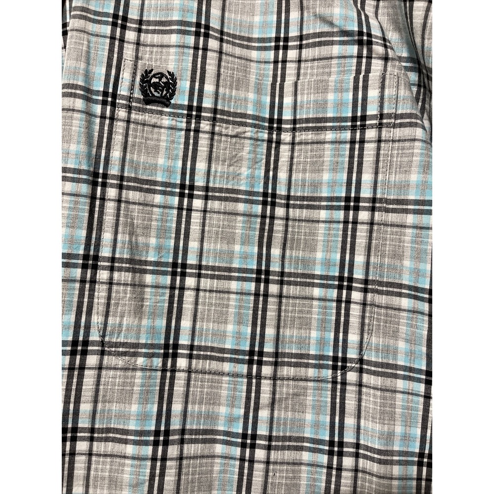 CINCH Plaid Button Up Long Sleeve Shirt Mens XXL Brown  Western Cowboy Rodeo - Picture 3 of 4
